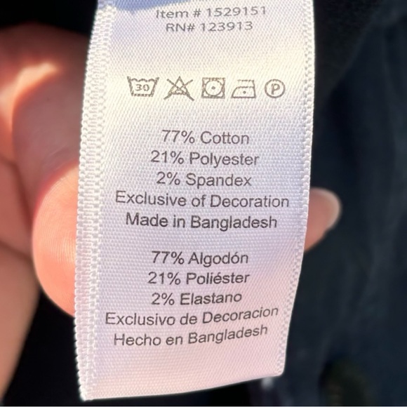 Jachs Men’s‎ Mid Navy Straight Fit Stretch Traveler Pant 36/32 - Picture 8 of 8